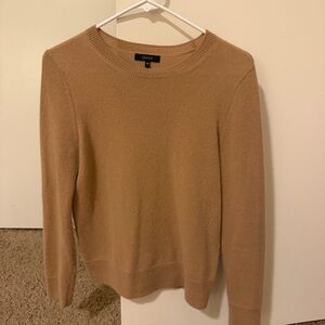 Quince Tan Cashmere Sweater